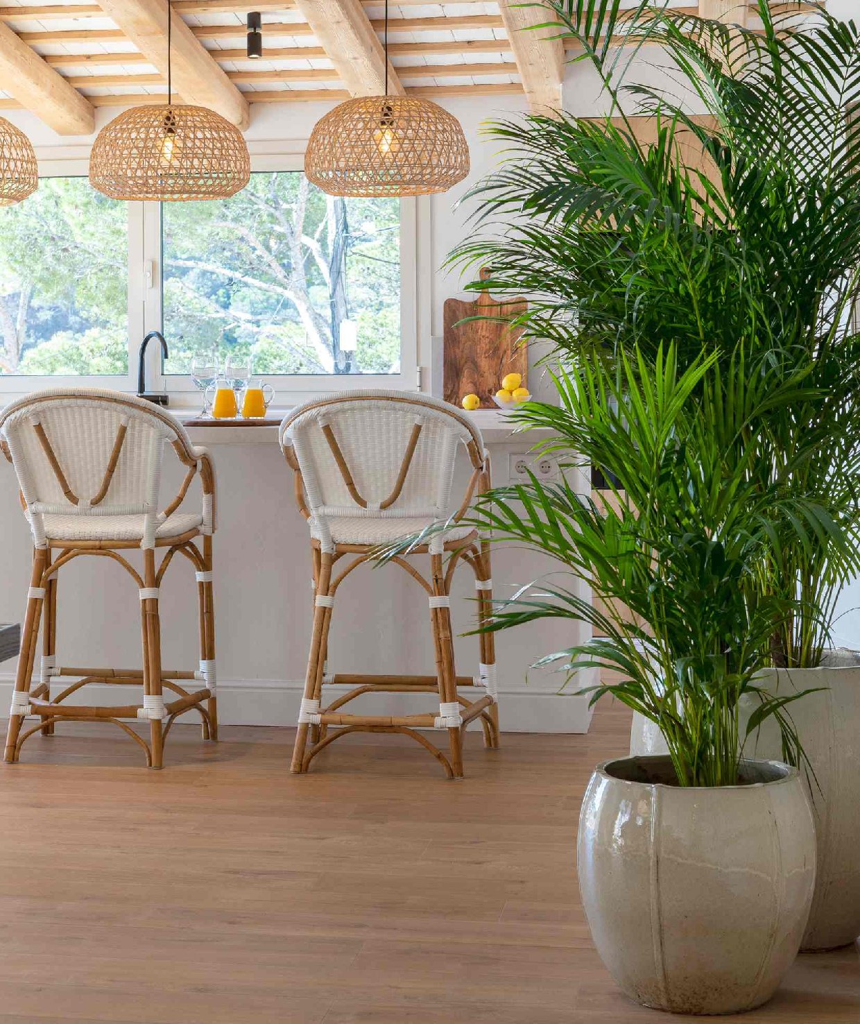 Brucs 2026 Catalog Page 48 — Rattan and Natural Woven Bar Stools