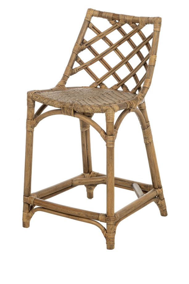 Vitacora Antique Rattan Counter Stool — Brucs